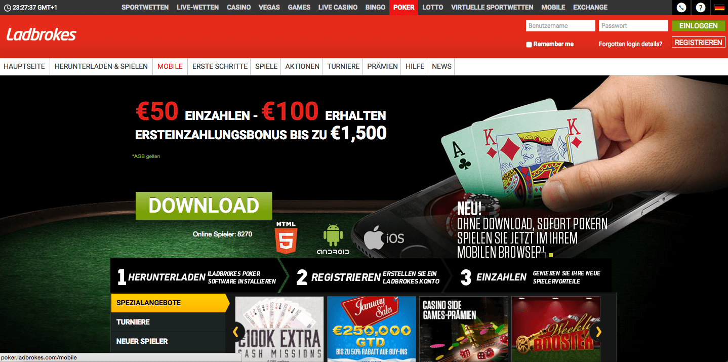 Ladbrokes Poker Bonus